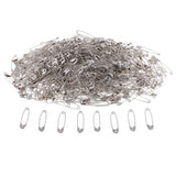 Maxbell 1 Box Metal Safety Pins Silver Tone Small 1.69 inch Sewing Accessory 40Pcs