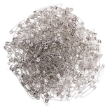 Maxbell 1 Box Metal Safety Pins Silver Tone Small 1.69 inch Sewing Accessory 40Pcs