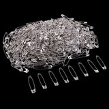Maxbell 1 Box Metal Safety Pins Silver Tone Small 1.69 inch Sewing Accessory 40Pcs