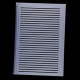 Max Soft Plastic Straight Ruler Measuring Tool Stencil for Student School Office