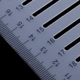 Max Soft Plastic Straight Ruler Measuring Tool Stencil for Student School Office