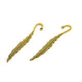 Max 30/18Pcs Beading Feather Bookmark With Loop Book Marker DIY Making 30 Pieces