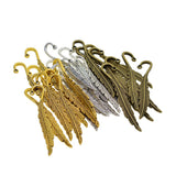 Max 30/18Pcs Beading Feather Bookmark With Loop Book Marker DIY Making 30 Pieces