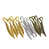 Max 30/18Pcs Beading Feather Bookmark With Loop Book Marker DIY Making 18 Pieces