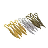 Max 30/18Pcs Beading Feather Bookmark With Loop Book Marker DIY Making 18 Pieces