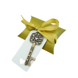 Max 5pcs Skeleton Key Bottle Openers Souvenir Gift Candy Box Tags Bronze