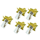 Max 5pcs Skeleton Key Bottle Openers Souvenir Gift Candy Box Tags Bronze
