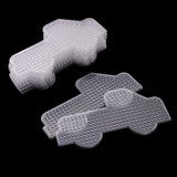 Max 10 Pieces Plastic Fuse Beads Pegboards Clear Template Kids Crafts Truck
