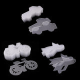 Max 10 Pieces Plastic Fuse Beads Pegboards Clear Template Kids Crafts Truck