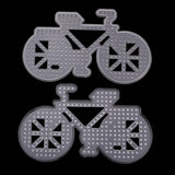 Max 10 Pieces Plastic Fuse Beads Pegboards Clear Template Kids Crafts Bicycle