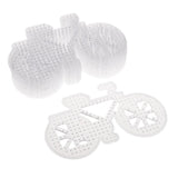 Max 10 Pieces Plastic Fuse Beads Pegboards Clear Template Kids Crafts Bicycle