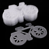 Max 10 Pieces Plastic Fuse Beads Pegboards Clear Template Kids Crafts Bicycle