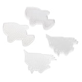 Max 5pcs cartoon shape Perler bead template Fuse Beads Pegboard 150x132mm fish 5pcs