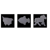 Max 5pcs cartoon shape Perler bead template Fuse Beads Pegboard 150x132mm fish 5pcs