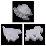 Max 5pcs cartoon shape Perler bead template Fuse Beads Pegboard 150x132mm fish 5pcs