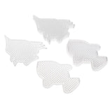 Max 5pcs cartoon shape Perler bead template Fuse Beads Pegboard 150x132mm fish 5pcs