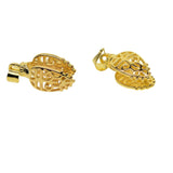 Maxbell 10 Pieces Brass Filigree Pendant Pinch Bails Connector Findings Gold