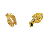 Maxbell 10 Pieces Brass Filigree Pendant Pinch Bails Connector Findings Gold