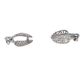 Maxbell 10 Pieces Brass Filigree Pendant Pinch Bails Connector Findings Silver