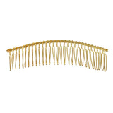 Maxbell 6Pieces Metal Hair Combs Clips Comb Slides 30 Teeth Hair Accessories Golden
