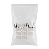 Maxbell 10pcs DIY Blank Metal Hair Clips Side Comb 12 Teeth Hair Accessories Gold