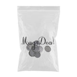 Max 10Pcs 25mm Brooch Making Blank Cabochon Bezel Setting Trays for Badge Black