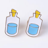 Max Cute Cartoon Enamel Brooch Pins Bear Button
