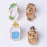 Max Cute Cartoon Enamel Brooch Pins Bear Button