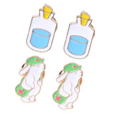 Max Cute Cartoon Enamel Brooch Pins Bear Button