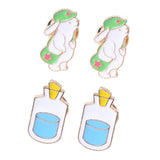 Max Cute Cartoon Enamel Brooch Pins Bear Button