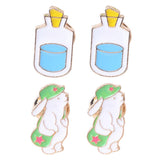 Max Cute Cartoon Enamel Brooch Pins Bear Button