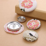 Maxbell 10 Set Machine Press Button Cloth Button Base Semi-finished Craft DIY 40mm 3