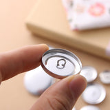 Maxbell 10 Set Machine Press Button Cloth Button Base Semi-finished Craft DIY 40mm 3