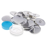 Maxbell 10 Set Machine Press Button Cloth Button Base Semi-finished Craft DIY 40mm 3