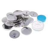 Maxbell 10 Set Machine Press Button Cloth Button Base Semi-finished Craft DIY 40mm 3