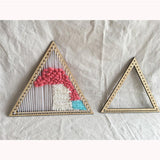Max Decoration DIY Woven Tools Handmade Knitting Weaving Loom Triangle Wooden