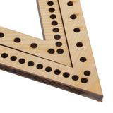 Max Decoration DIY Woven Tools Handmade Knitting Weaving Loom Triangle Wooden