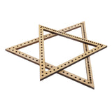 Max Decoration DIY Woven Tools Handmade Knitting Weaving Loom Triangle Wooden