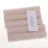 Max Balsa Wood Stick Unfinished DIY Woodworking Craft Modelling Stick 5pcs 80mm