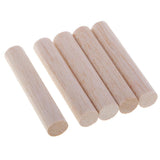 Max Balsa Wood Stick Unfinished DIY Woodworking Craft Modelling Stick 5pcs 80mm