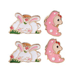Max 4pcs animal Butterfly Pinch Back Pins Brooch Findings clutch badge