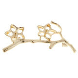 Max Plum Branch Brooch Blank Settings Pins