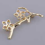 Max Plum Branch Brooch Blank Settings Pins