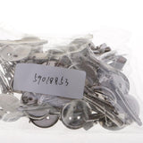 Max 30 Pieces Round Brooch Base Hair Clips Cabochon Blank Tray Brooch Pins 25mm