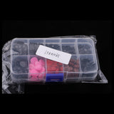 Max 330 Pieces Round Flat Eyes Triangle Nose Plastic Eyes for Dolls Making