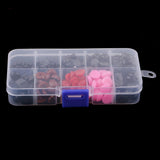 Max 330 Pieces Round Flat Eyes Triangle Nose Plastic Eyes for Dolls Making