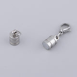 Maxbell 5 Pieces Magnetic Connector Fasteners Buckle Lobster Clasps Jewelry Making Findings Accessories Supplies for DIY Bracelet Necklace - 3.5cm Long