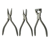 Max Stainless Steel Jewelry Making Pliers Cutters Tools Cambered Pliers