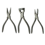 Max Stainless Steel Jewelry Making Pliers Cutters Tools Cambered Pliers