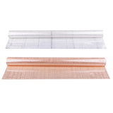 Max 20Sheet Clear Plastic Cellophane Wrap Roll Gift Flower Arts Crafts White